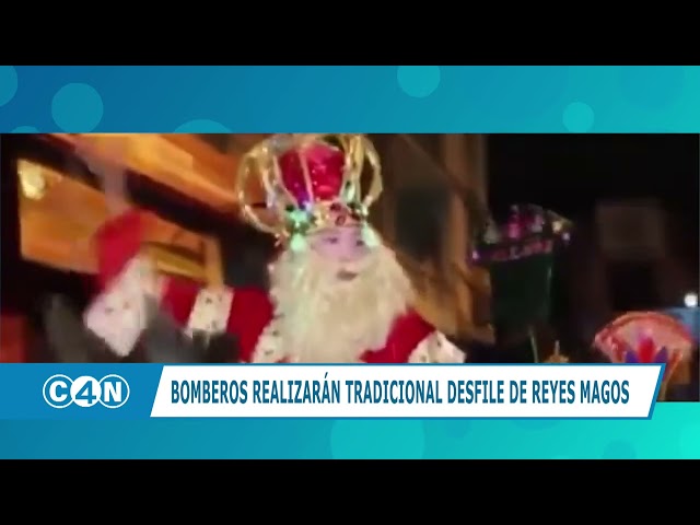 ⁣Bomberos del Distrito Nacional realizarán el tradicional desfile del Día de Reyes Magos