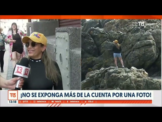 ⁣Turistas no se rinden: Llegan a playas pese a aviso de marejadas