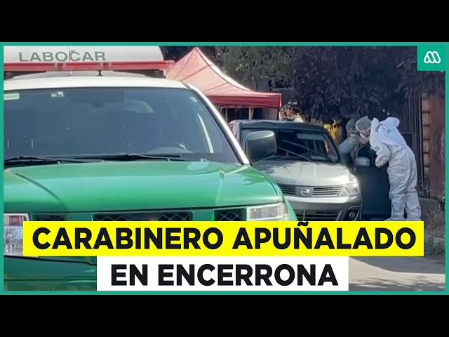 ⁣Carabinero víctima de encerrona: Fue apuñalado y golpeado por cinco delincuentes