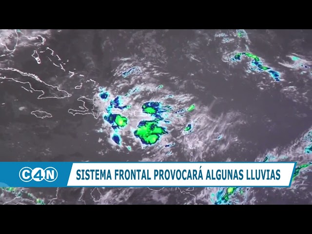 ⁣Sistema frontal provocará algunas lluvias