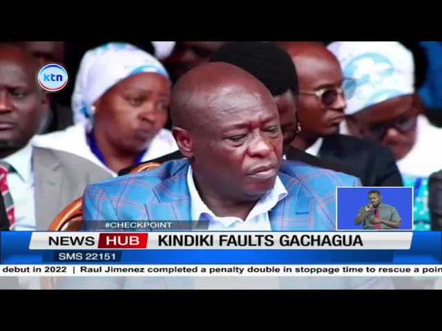 ⁣Kindiki faults former DP Rigathi Gachagua, pledges to quell the dissent in Mt. Kenya