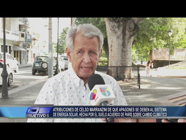 ⁣Marranzini dice que apagones se deben al sistema de energía solar