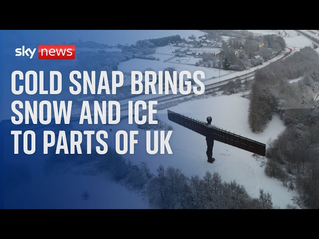 ⁣New warnings issued as UK hit by snow and ice - with 'Arctic air' on the way