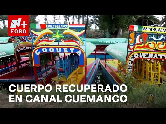 ⁣Hallan cuerpo en canal de Xochimilco, CDMX - Las Noticias