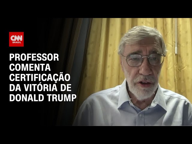 ⁣Professor de Relações Internacionais comenta certificação da vitória de Donald Trump | AGORA CNN