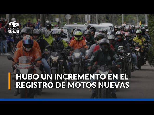 ⁣Las motocicletas fueron los vehículos que más se vendieron en Colombia en 2024