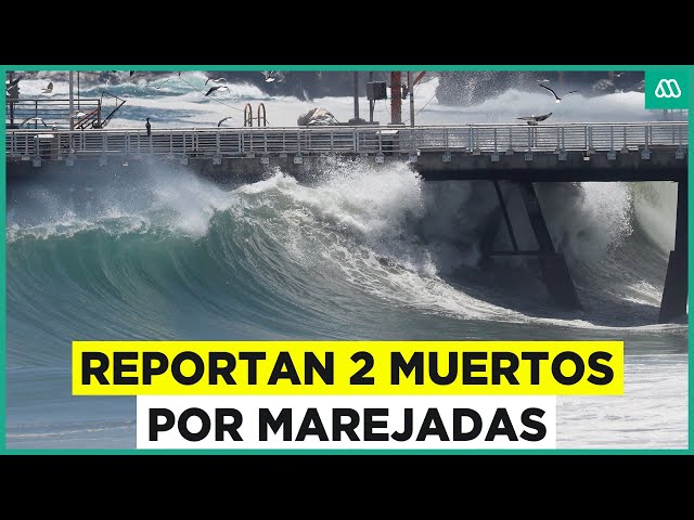 ⁣Dos muertos por marejadas: No hicieron caso e ingresaron al mar