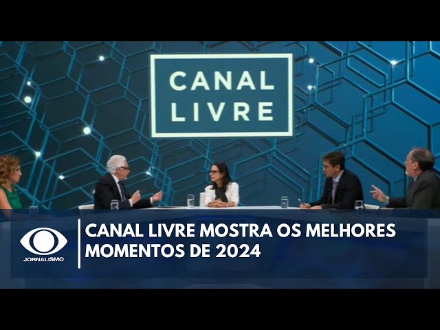 ⁣Edição especial do Canal Livre mostra melhores momentos de 2024