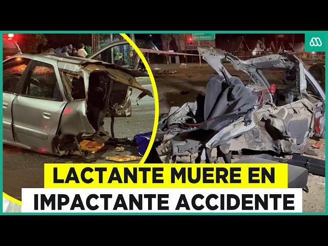 ⁣Accidente de alta energía: Lactante de seis meses muere en impactante accidente