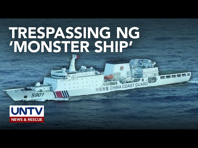 ⁣‘Monster Ship’ ng China, muling namataan sa loob ng teritoryo ng Pilipinas