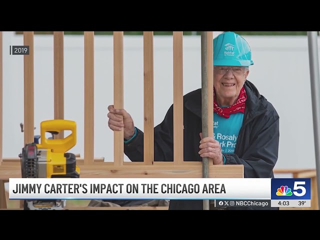 ⁣How Jimmy Carter fueled growth for Habitat for Humanity in Chicago