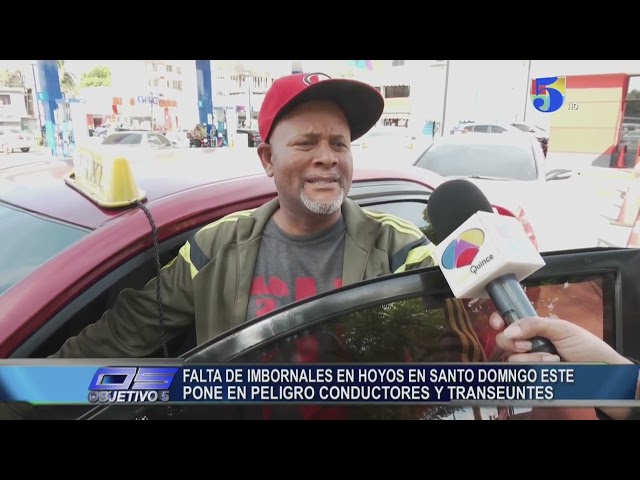 ⁣Falta de imbornales en Santo Domingo Este pone el peligro a conductores y transeúntes