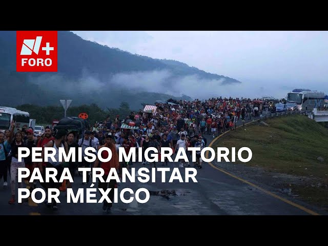 ⁣Caravana migrante en Chiapas recibe permiso de tránsito para llegar a la Frontera - Las Noticias