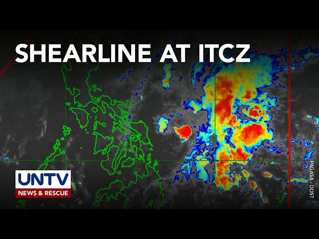 ⁣Mga pag-ulang dulot ng Shearline at ITCZ, hindi dapat balewalain—PAGASA