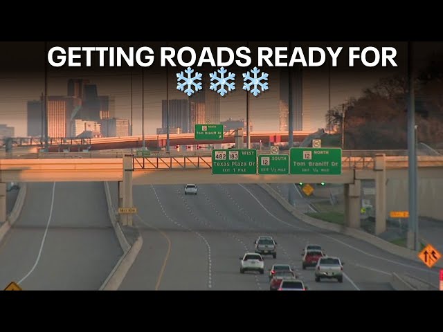 ⁣TxDOT preparing roads for winter weather