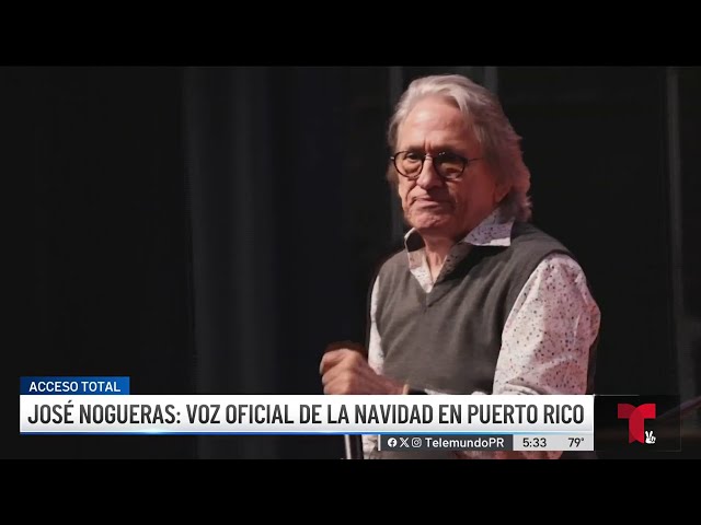 ⁣José Nogueras: la voz de la Navidad en Puerto Rico