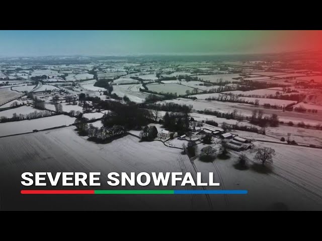 ⁣Heavy snow blankets much of southern parts of Ireland | ABS-CBN News