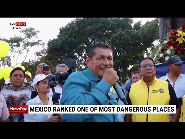 ⁣Mexico ranked one of the most dangerous places in the world