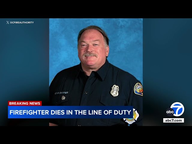 ⁣Orange County firefighter suffers cardiac arrest, dies while fighting fire in Laguna Niguel