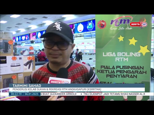 ⁣6 JAN 2025 BERITA TGH MALAM – PERTANDINGAN BOLING RTM 2025 DISERTAI 128 WARGA RTM