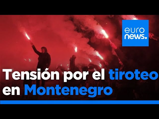 ⁣Los montenegrinos exigen la dimisión de altos cargos de Seguridad tras el tiroteo masivo que …