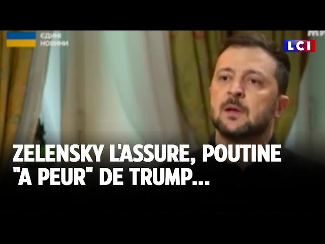 ⁣Zelensky l'assure, Poutine "a peur" de Trump...｜LCI