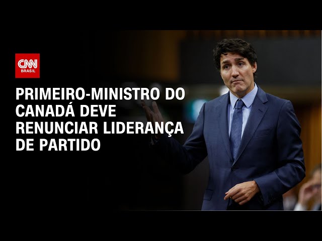 ⁣Primeiro-ministro do Canadá deve renunciar liderança de partido | CNN NOVO DIA