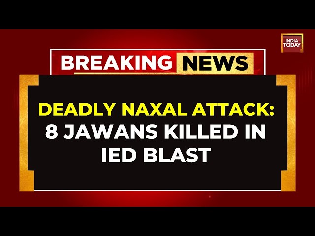 ⁣Deadly Naxal Attack LIVE: 8 Army Soldiers Die In Chhattisgarh Blast | IED Blast News LIVE