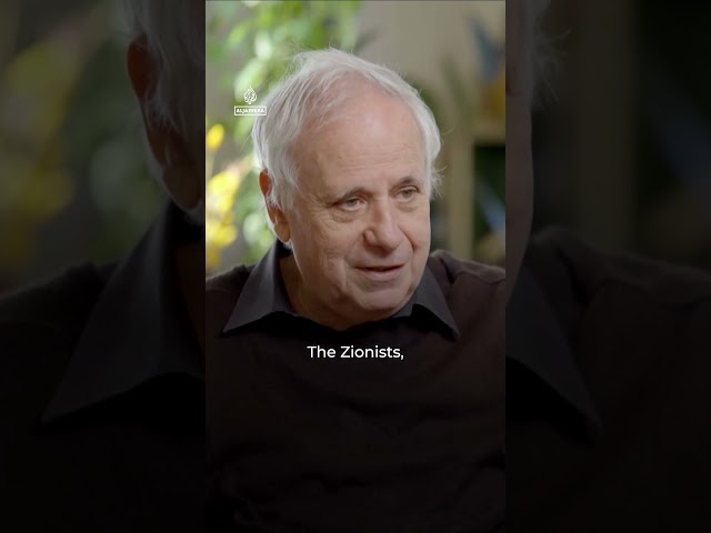 ⁣Ilan Pappe explains the history of Palestinian expulsion by Zionists | AJ #shorts