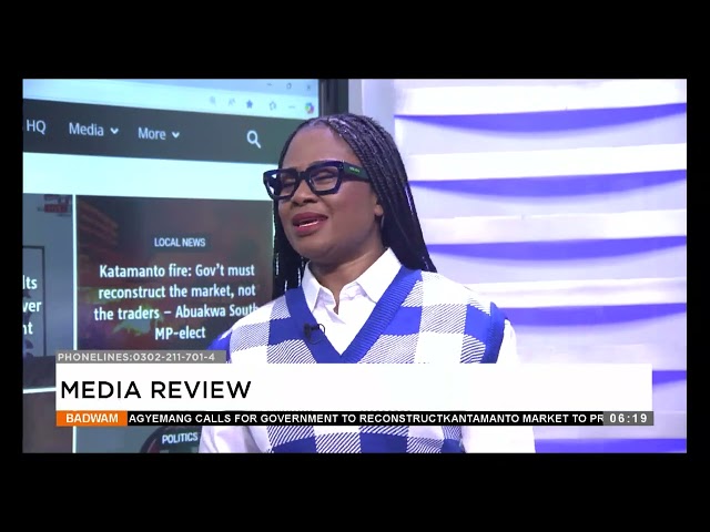 ⁣Badwam Media Review on Adom TV  (06-01-25)