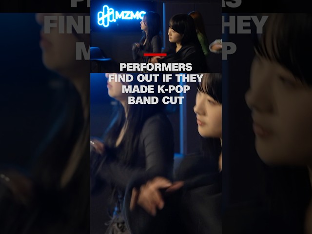 ⁣Performers find out if they made K-pop band cut