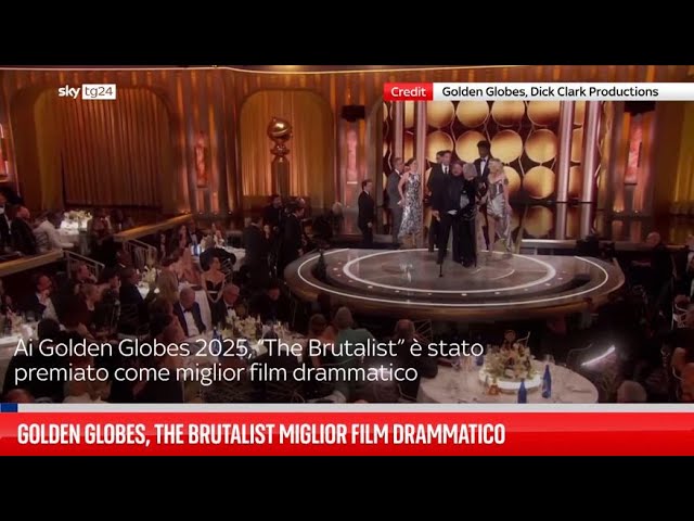 ⁣Golden Globes, The Brutalist miglior film drammatico