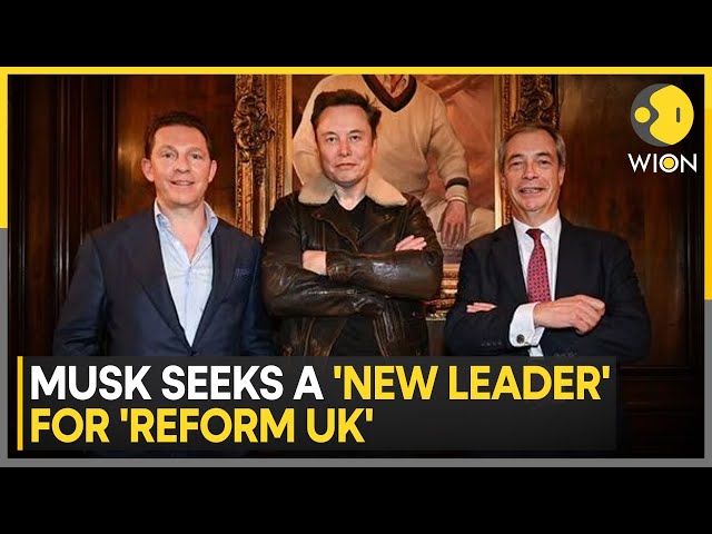 ⁣Elon Musk Withdraws Support For Nigel Farage, Says He Should Quit as Reform Party Leader | WION News