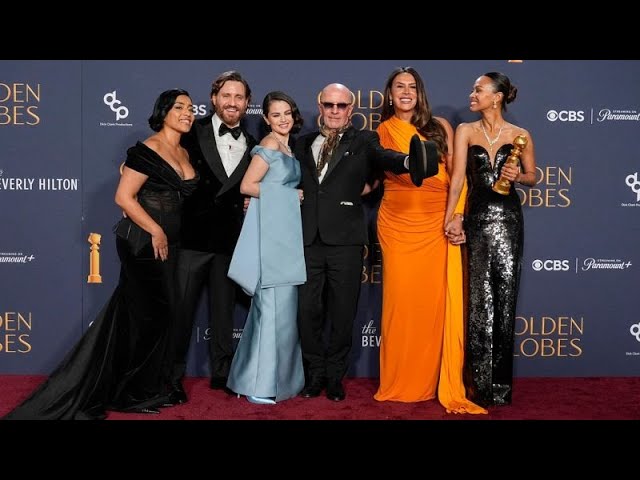 ⁣"Emilia Pérez" et "Le Brutaliste" brillent aux Golden Globes