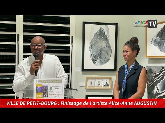 ⁣VILLE DE PETIT-BOURG : Finissage de l'artiste peintre Alice-Anne AUGUSTIN