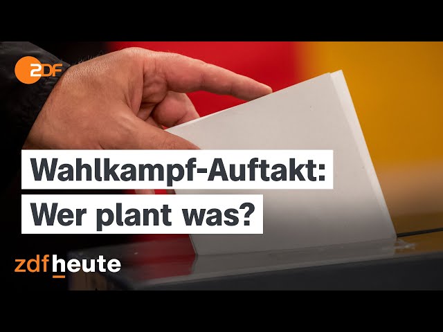 ⁣Turbo-Wahlkampf: Das planen die Parteien