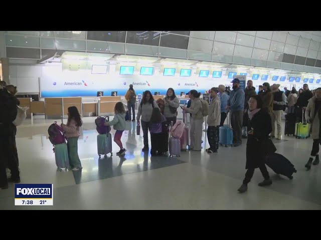 ⁣DFW Airport had most cancelled flights in America on Sunday