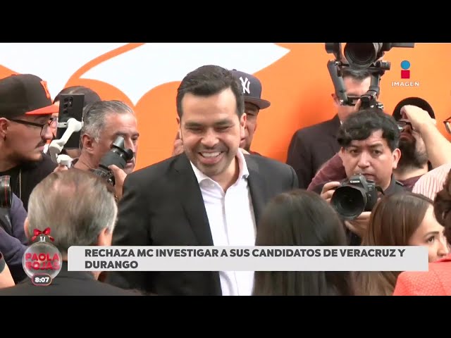 ⁣Álvarez Máynez rechaza investigaciones contra candidatos de Veracruz y Durango | DPC Paola Rojas