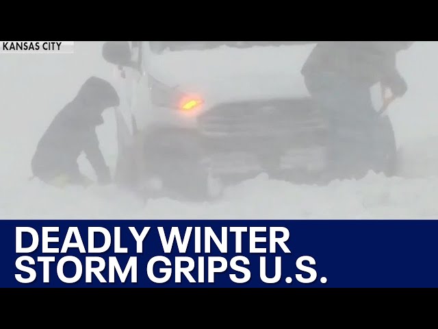 ⁣First winter storm of 2025 slams parts of the U.S.