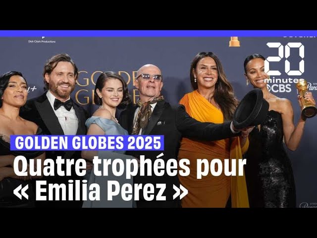 ⁣Golden Globes 2025: Le film français « Emilia Perez » de Jacques Audiard remporte quatre réco...