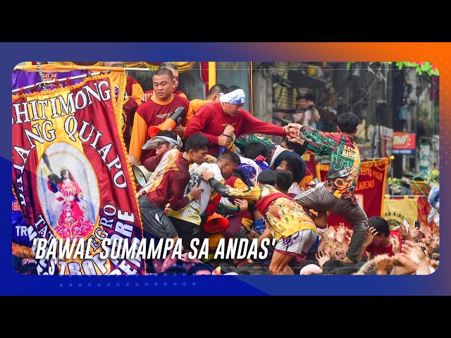 ⁣Traslacion 2025: 'Bawal sumampa sa andas'