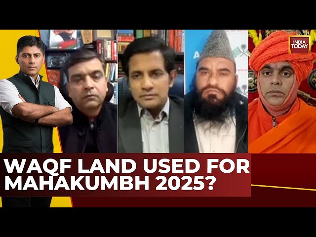 ⁣Big Controversy Over Mahakumbh 2025 LIVE | WAQF Lays  Claim On Mahakumbh Land | India Today LIVE