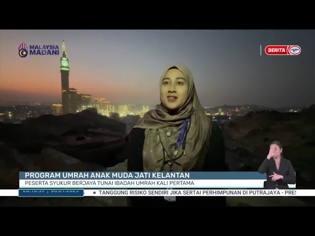 ⁣6 JAN 2025 - BP- PROGRAM UMRAH ANAK MUDA JATI KELANTAN PESERTA BERSYUKUR BERJAYA TUNAI IBADAH UMRAH