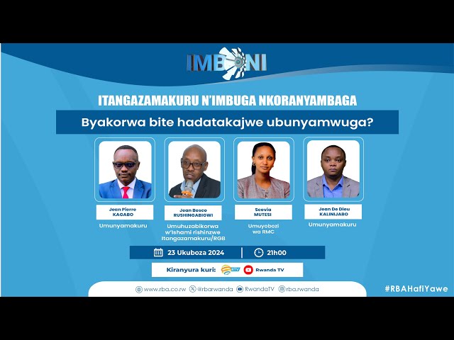 ⁣#Imboni: Itangazamakuru n'imbuga nkoranyambaga: Byakorwa bite hadatakajwe ubunyamwuga?