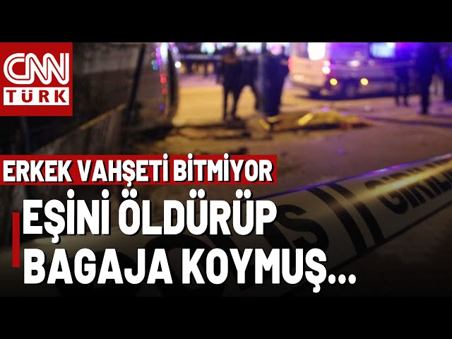 ⁣Vahşet! Eşini Öldürüp Cesedini Bagaja Koydu, Kaçarken Polise Yakalandı!