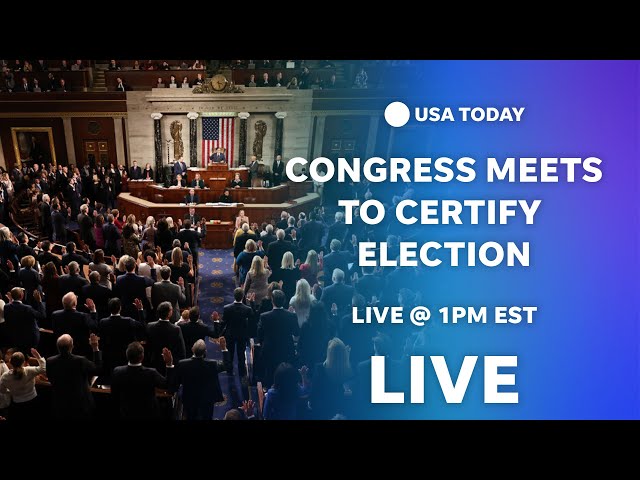 ⁣Watch live: Congress meets to certify Trump election win