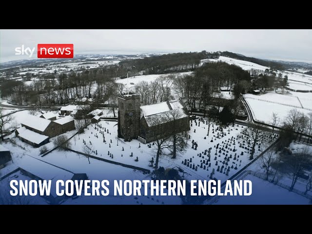 ⁣First snow fall of the year in northern England