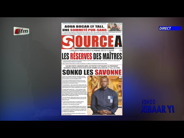 ⁣Revue de Presse du  06 Janvier 2025 présenté par Mamadou Mouhamed Ndiaye