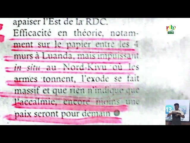 ⁣RTB - JT de 13H du 06 janvier 2025