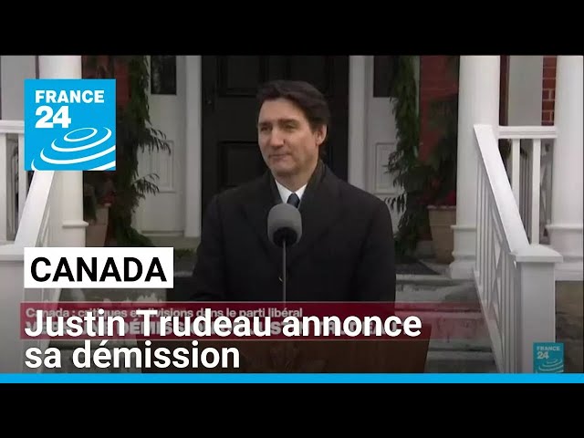 ⁣Canada : le Premier ministre canadien Justin Trudeau annonce sa démission • FRANCE 24